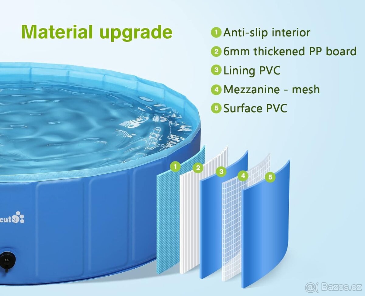 Skládací bazén / brouzdaliště 80x20 cm - 4