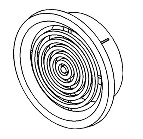 Větrací mřížky průměr 50 mm - 4