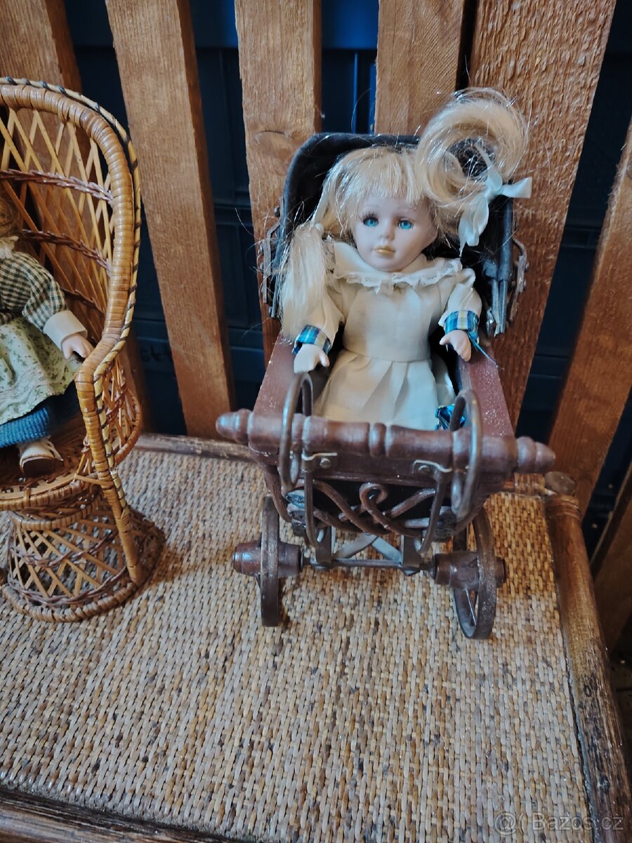 starožitné panenky z porcelanu - 4