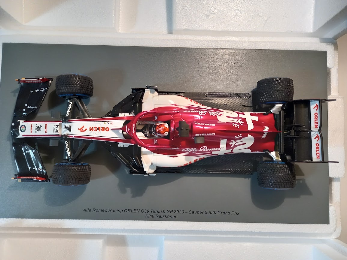GP Č.500 TÝMU F1 SAUBER ALFA ROMEO C39 2020 RAIKKONEN SPARK - 4