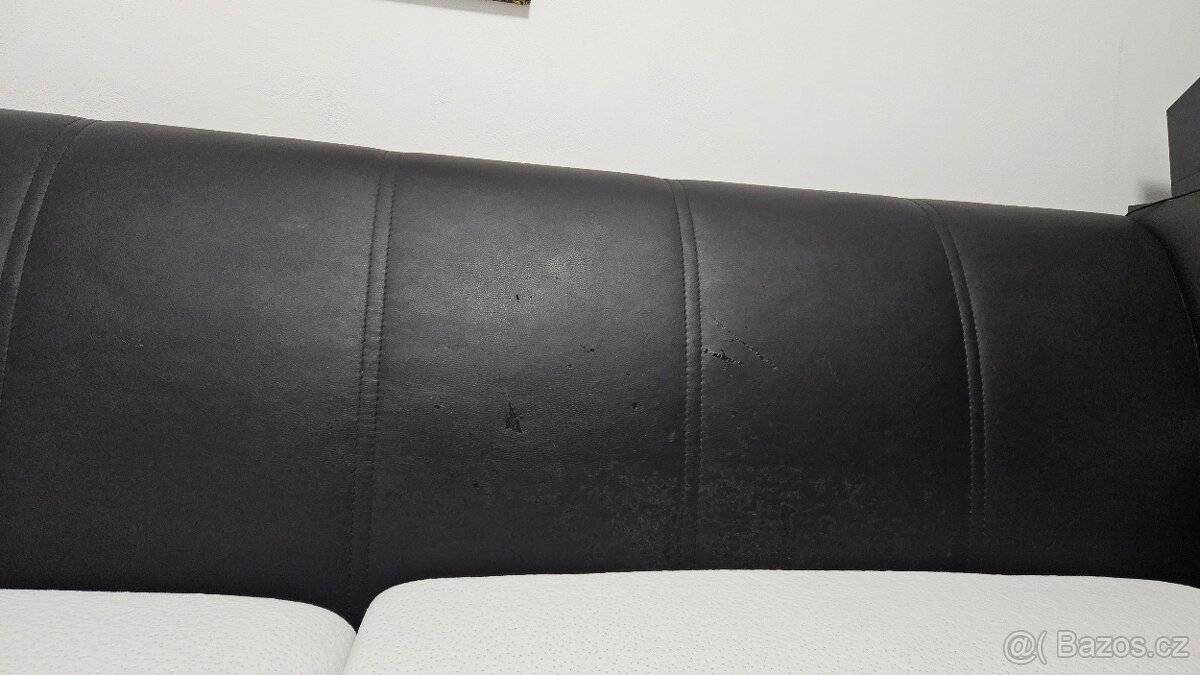 Manželská postel s úložným prostorem a čelem - 4