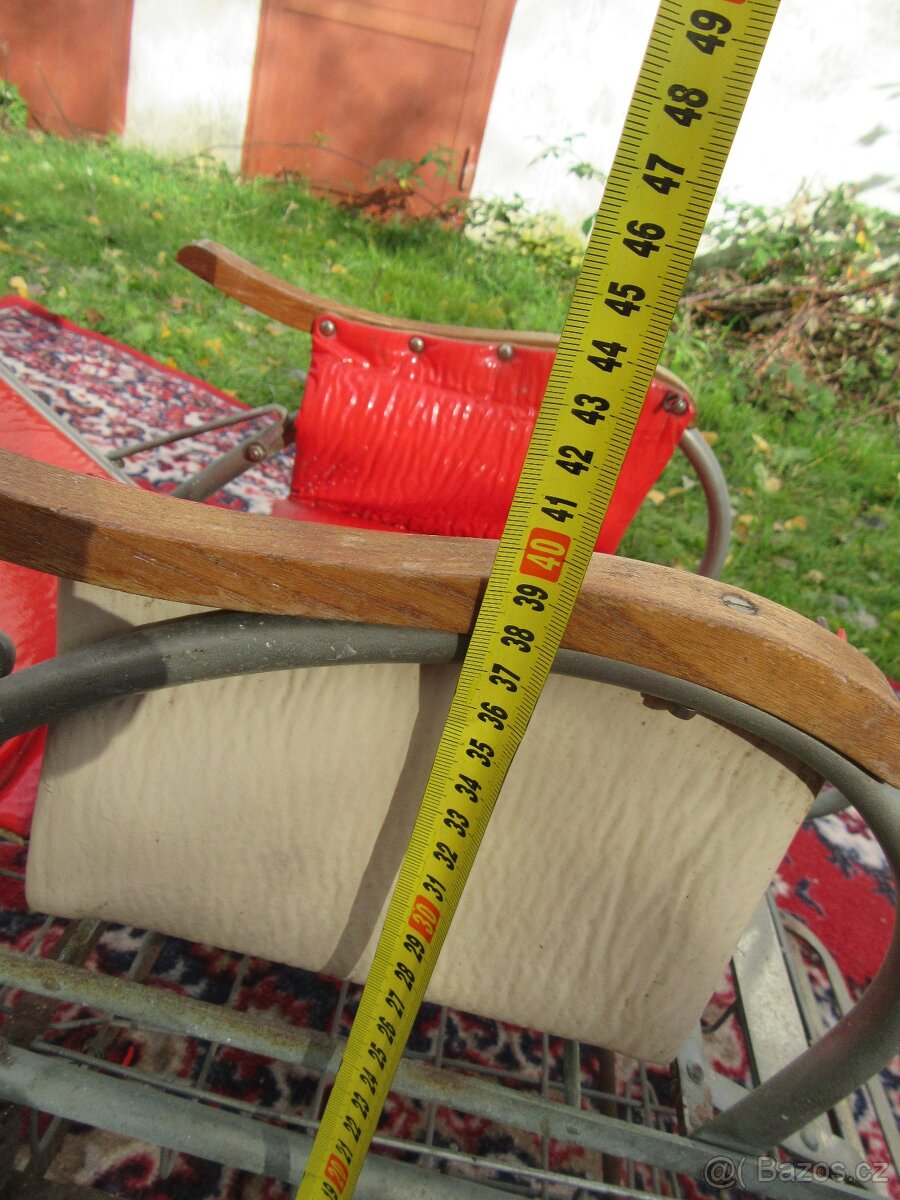 Nabízím historický kočárek pro panenky. Původní stav. Jen c - 4