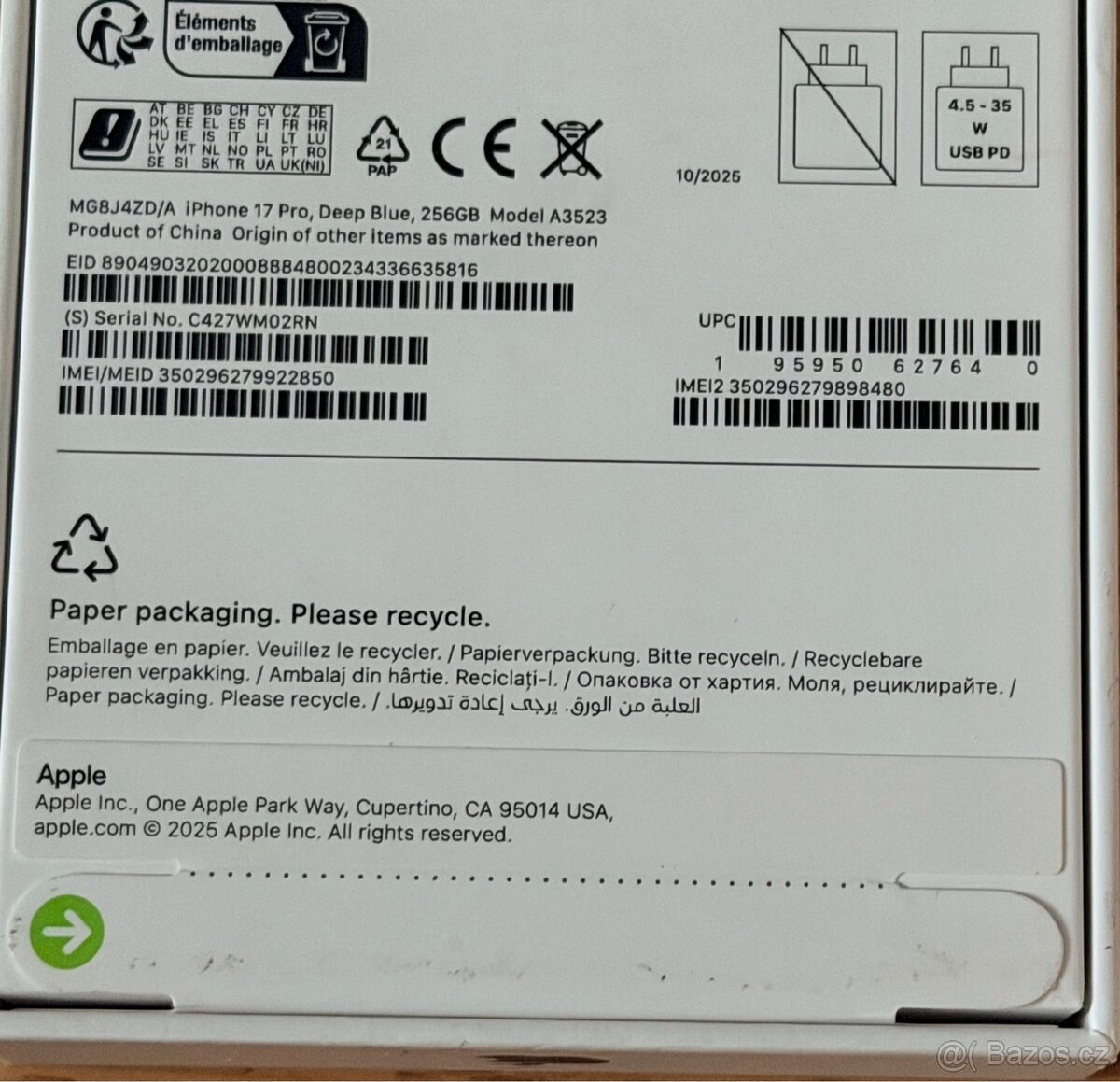 📱 iPhone 17 Pro 256GB – nový, se zárukou 24 měsíců - 4