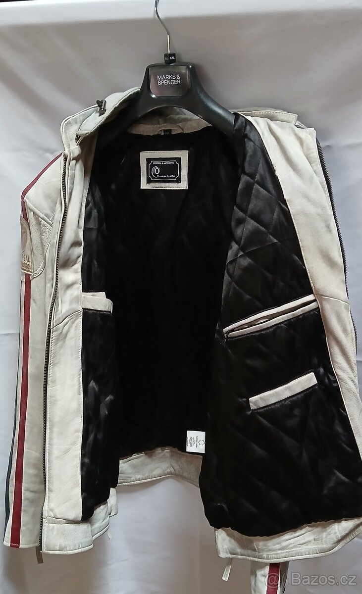 Pánská bunda z měkké kůže - 4