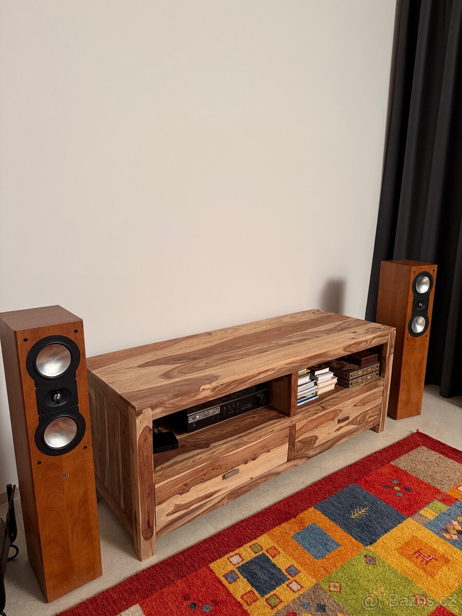 dřevěný set – konferenční stolek + komoda pod TV - 4