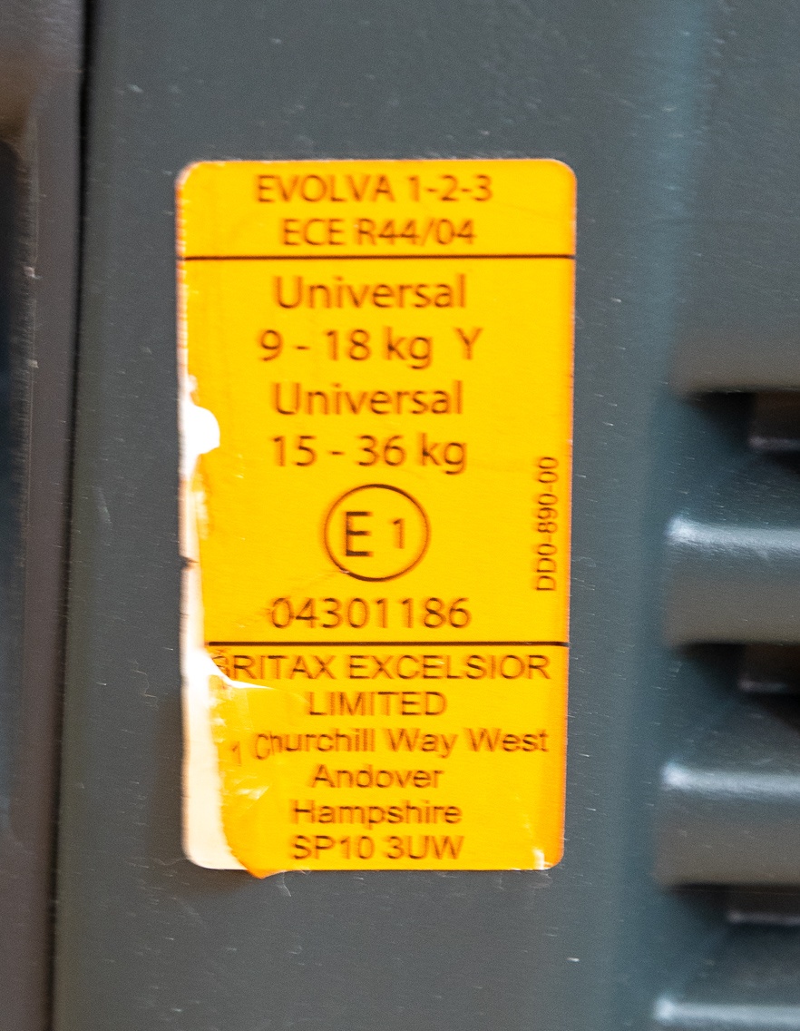 Britax Evolva 1-2-3 - 4