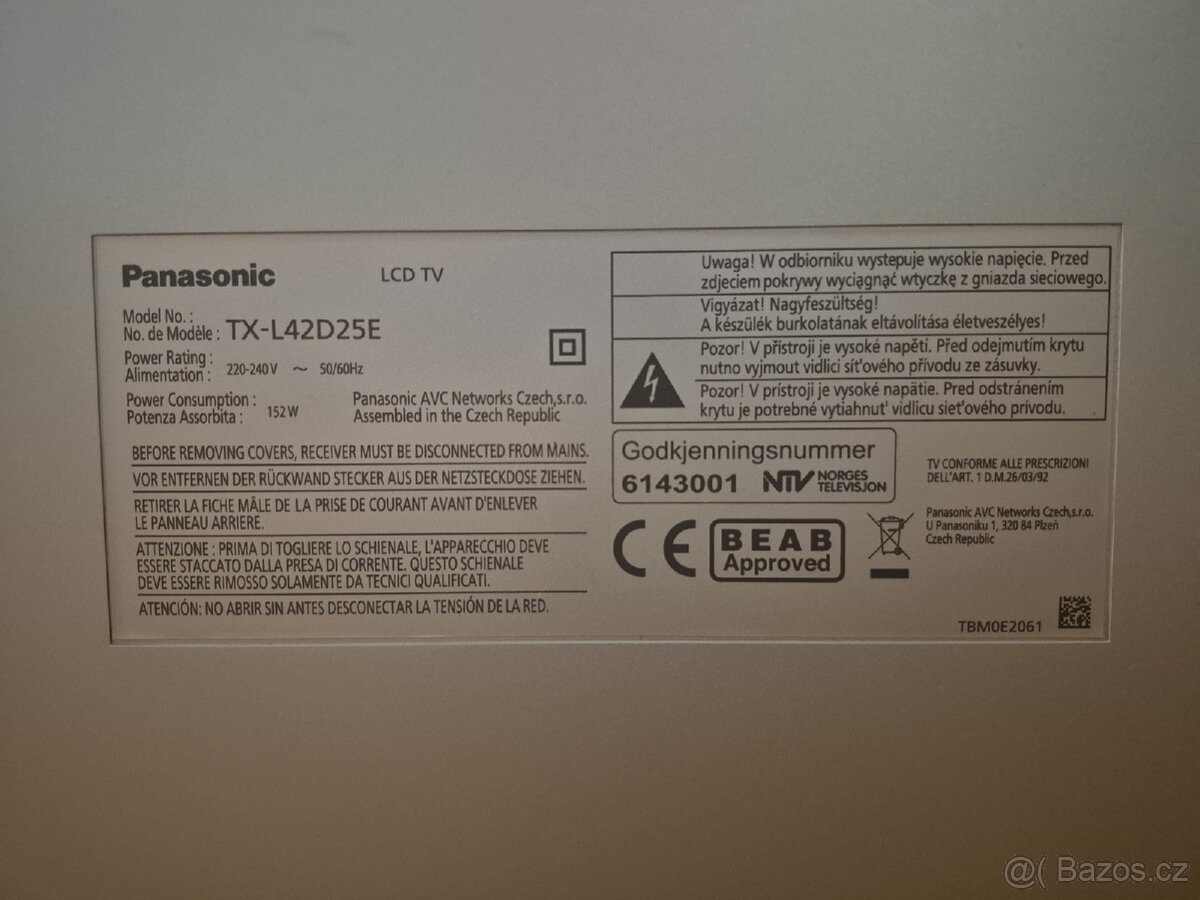 Panasonic TX-L42D25E – 42" LCD televizor - 4