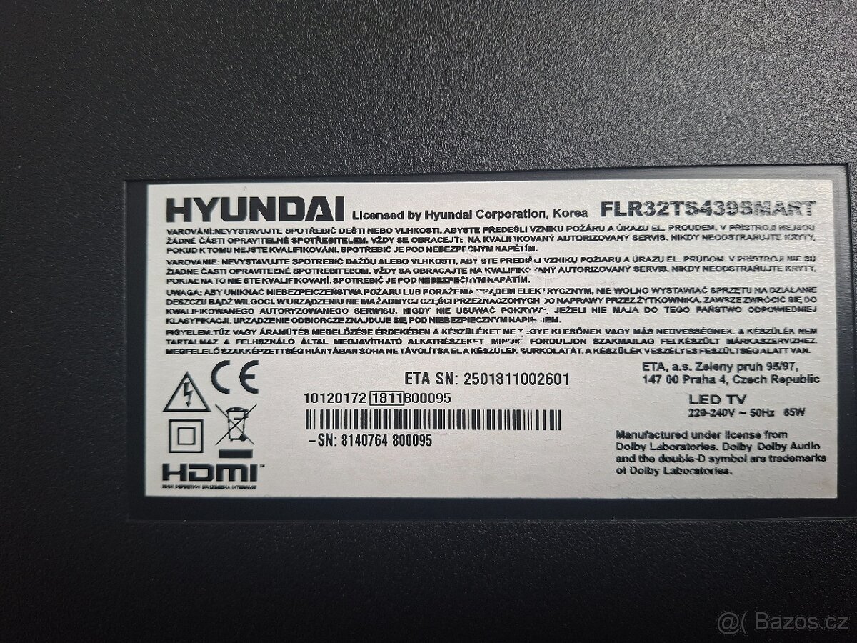 32" Hyundai FLR 32TS439 SMART DVB-T2 - 4