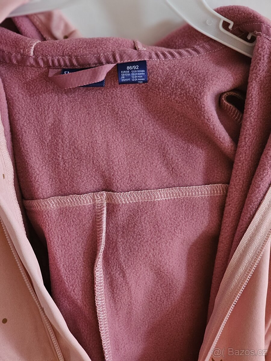 Nová Růžová kombinéza velikost 86/92 - 4