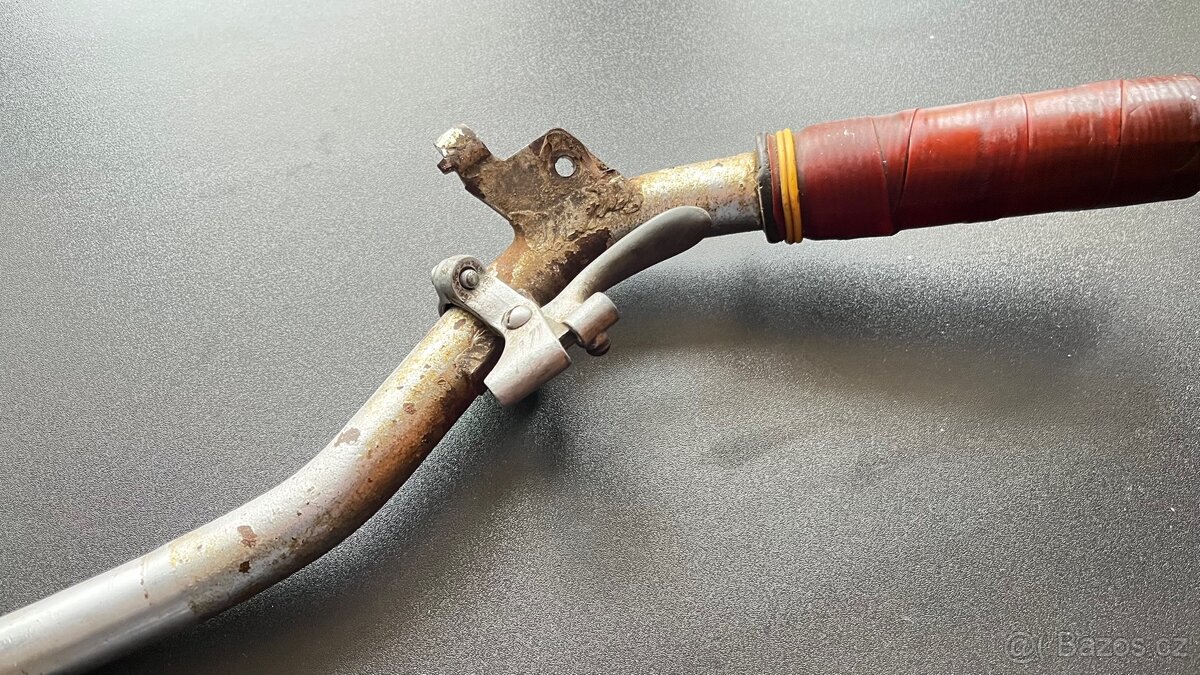 Řidítka s rukojetí plynu JAWA 175 250 Special Předválečná - 4