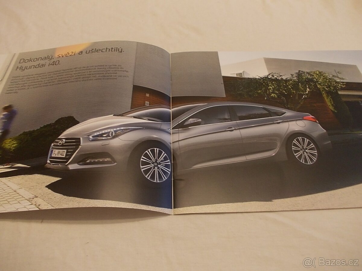 HYUNDAI i30 i40 - sada českých prospektů - 4