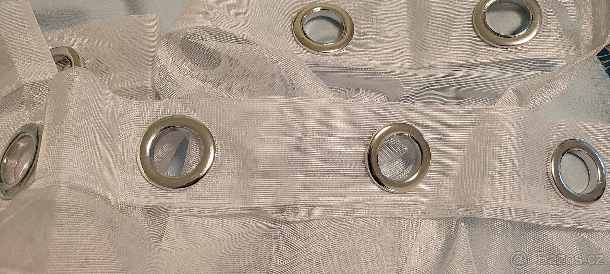 Hotová záclona s pruhy - 4