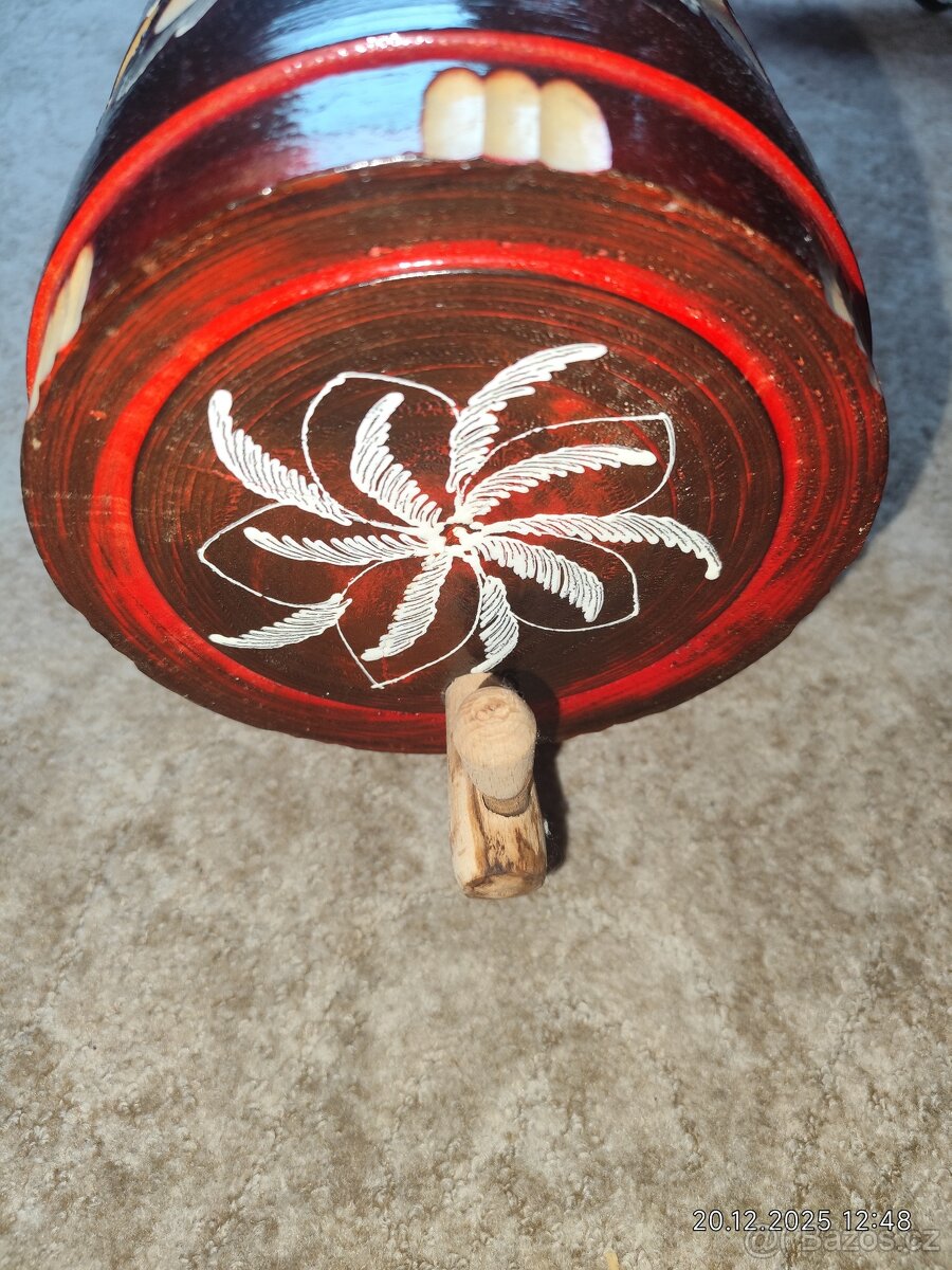 Prodám Dřevěný soudek ruční prace dekorace dovoz Rumunsko - 4