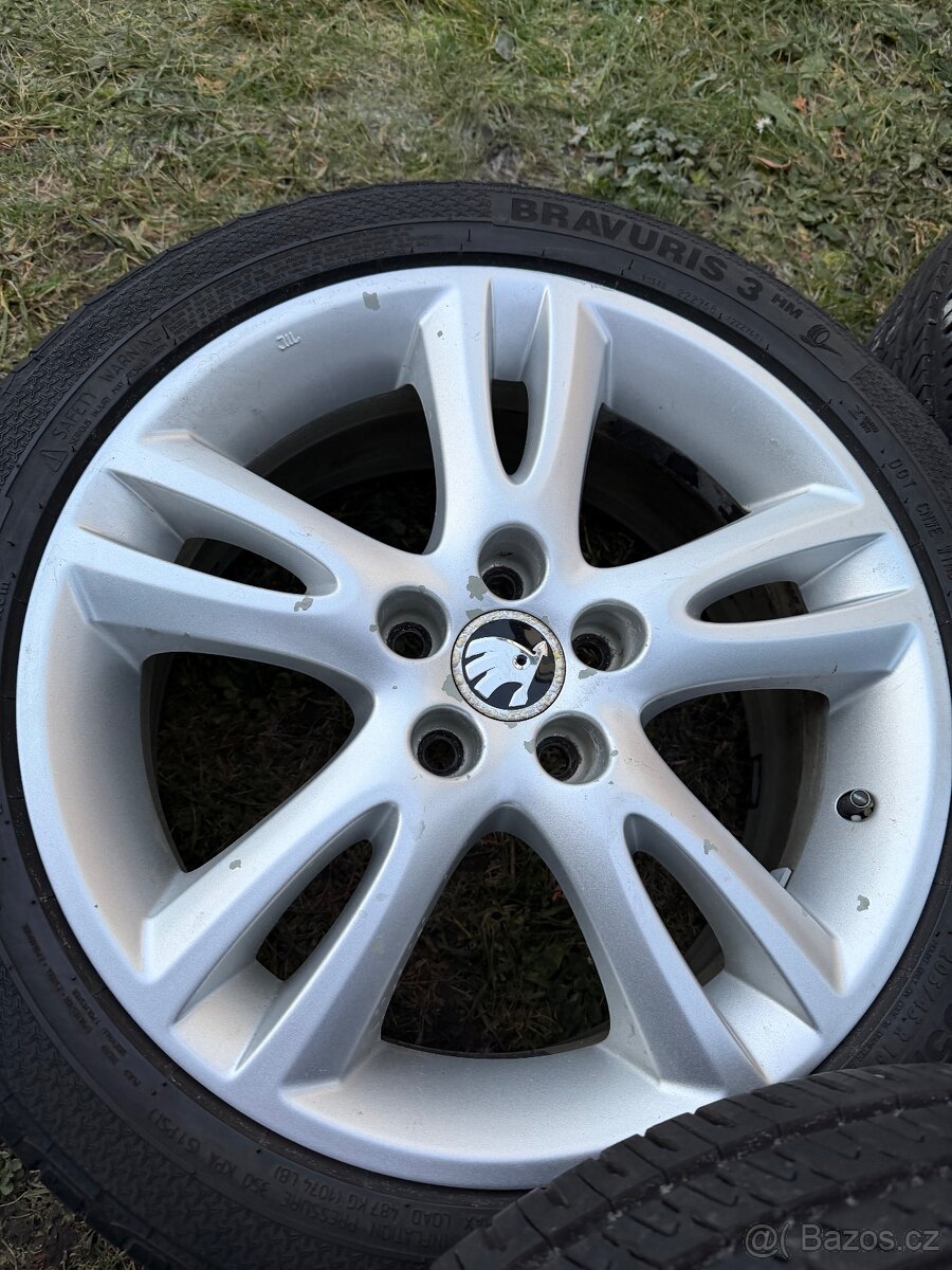 Originál letní alu kola Škoda 205/45R16 - 4