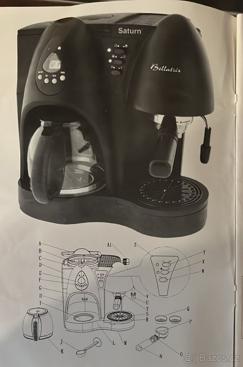 Espresso + prekapavac / SATURN ST 1085w - 4