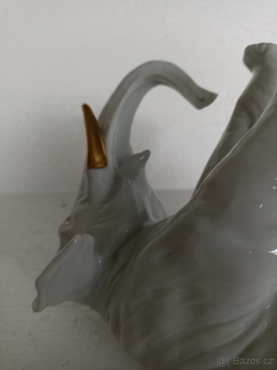 Porcelánová soška - SLON - 4