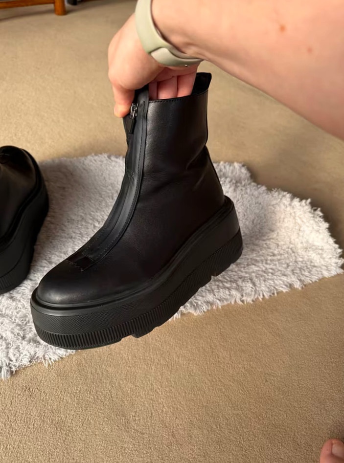 Damen-Plateaustiefel - 4