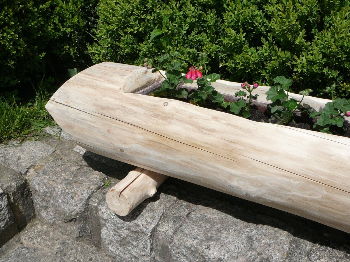 Dřevěné masivní koryto - 4