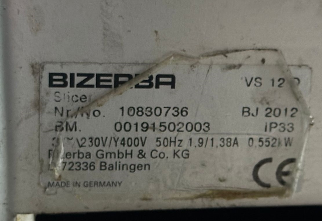 Nářezový stroj, nářezák Bizerba - 4