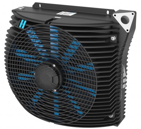 Vzduchový chladič oleje, ventilátory, termostat - 4