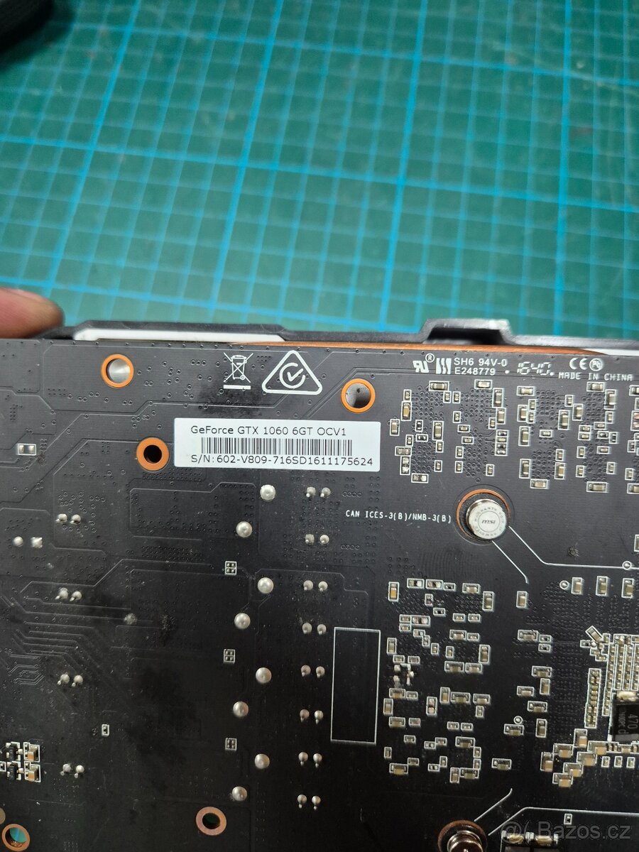 Grafická karta Nvidia Geforce GTX 1060 - 4