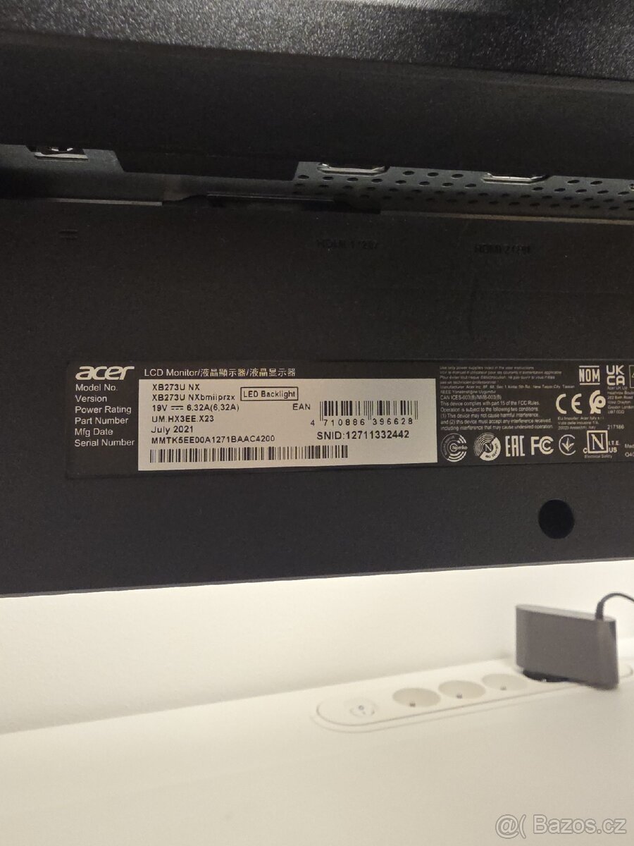 27" Acer Predator XB273UNX 275 Hz - 4