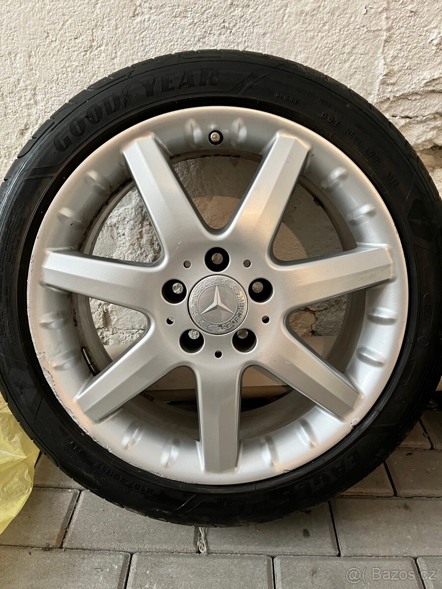 Alu MERCEDES A r17 215/45 letní - 4