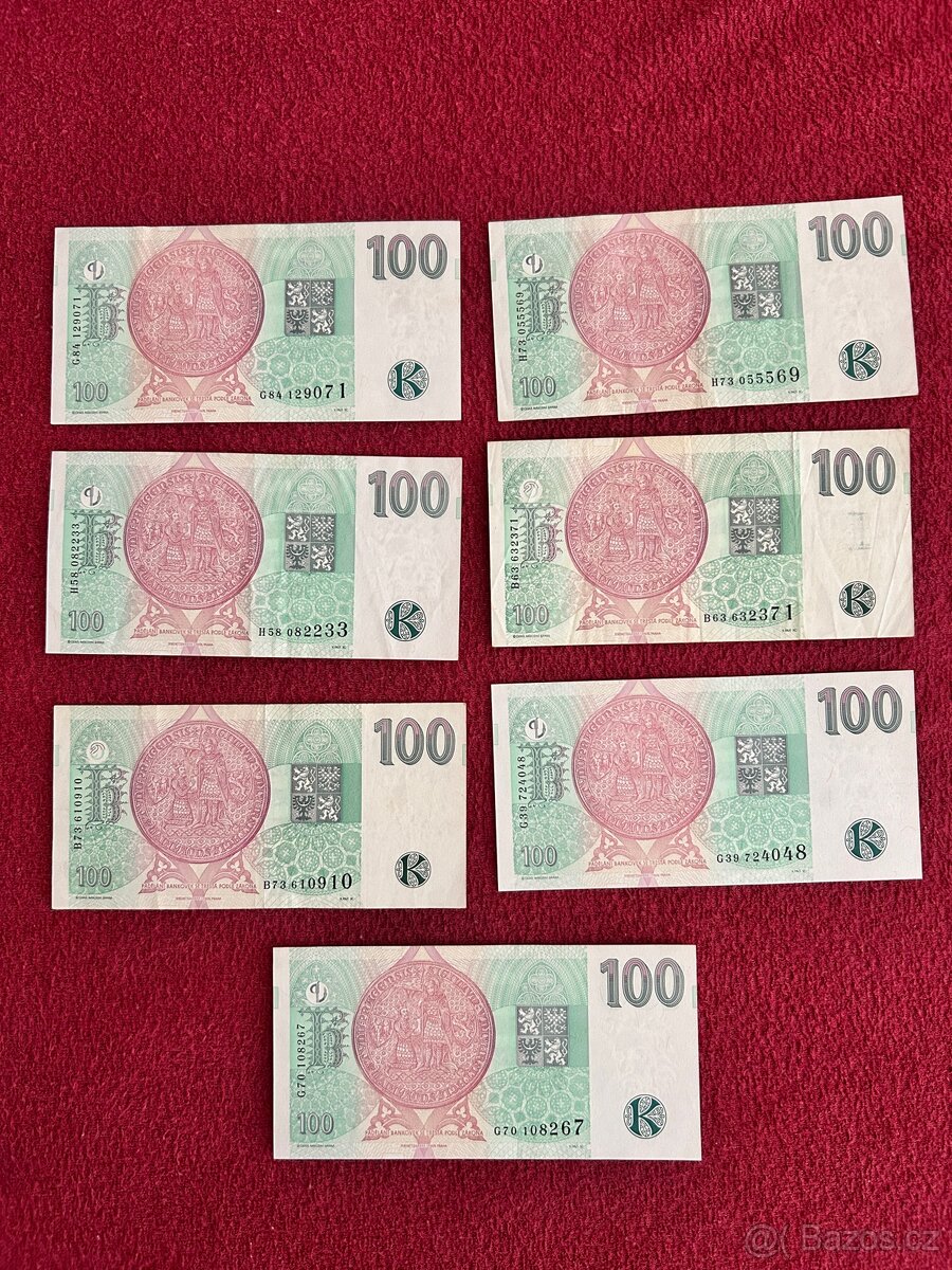100 kč 1995 bankovka - 4