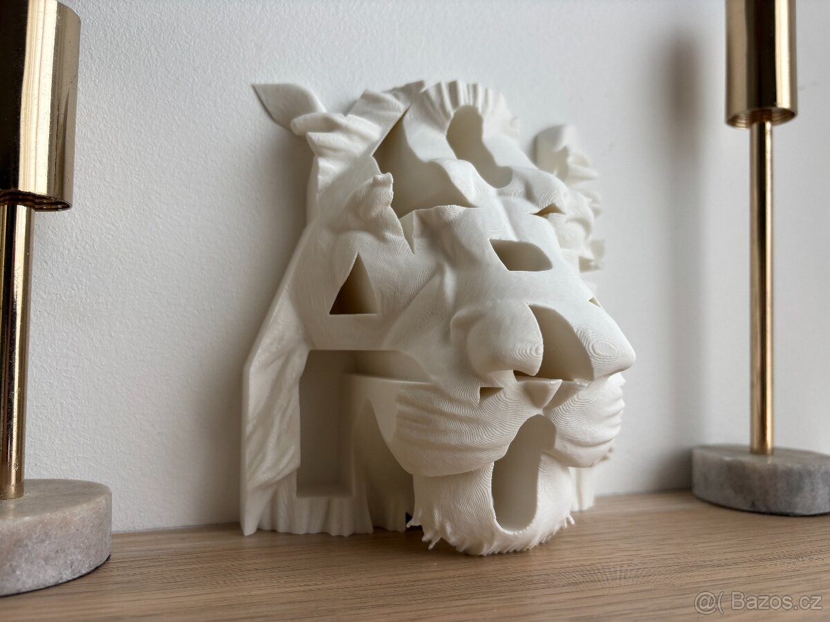 Socha lví hlavy svítící ve tmě – „You Are Lion“ - 4