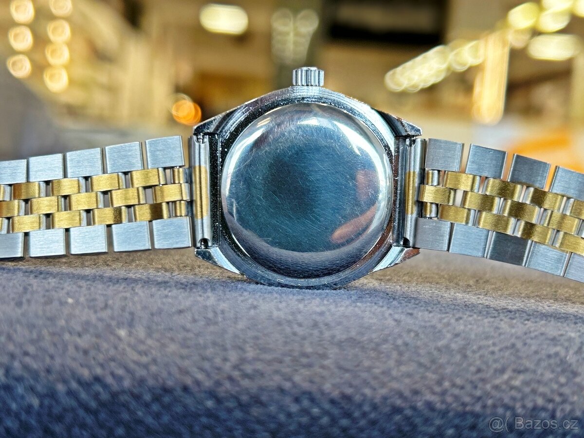 Československé Retro Vintage hodinky PRIM Ala Rolex Zelené - 4