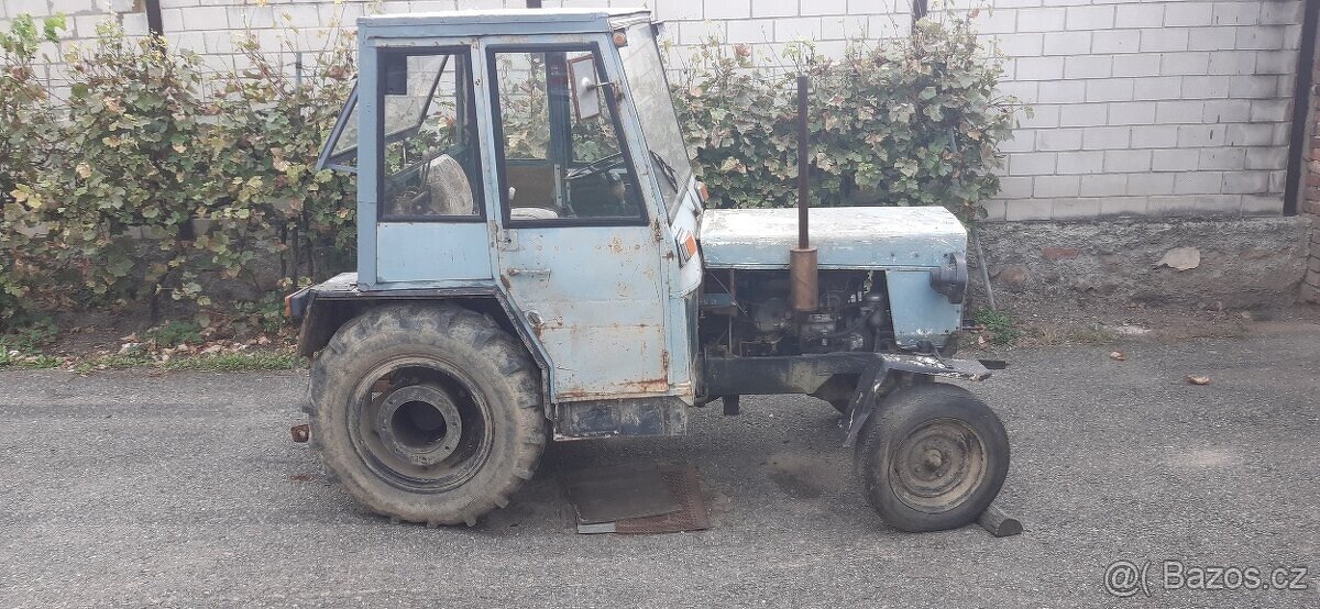 Malotraktor domácí výroby s hydraulikou do smazání - 4