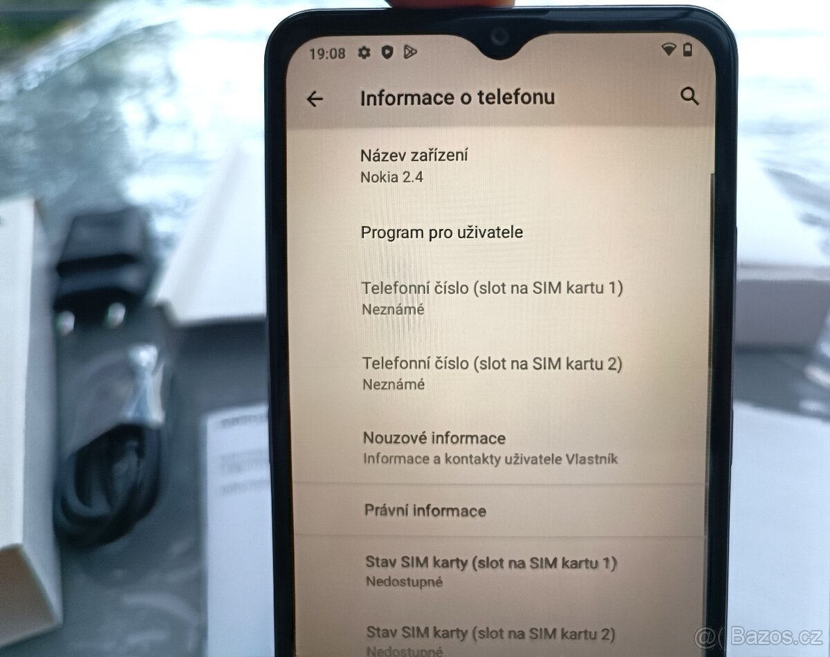 Nový mobilní telefon Nokia 2.4 - nepoužitý, kompletní balení - 4