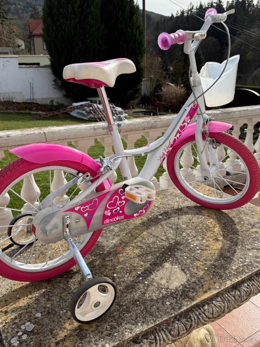 dětské růžové kolo - Dino Bikes Pink 16 - 4