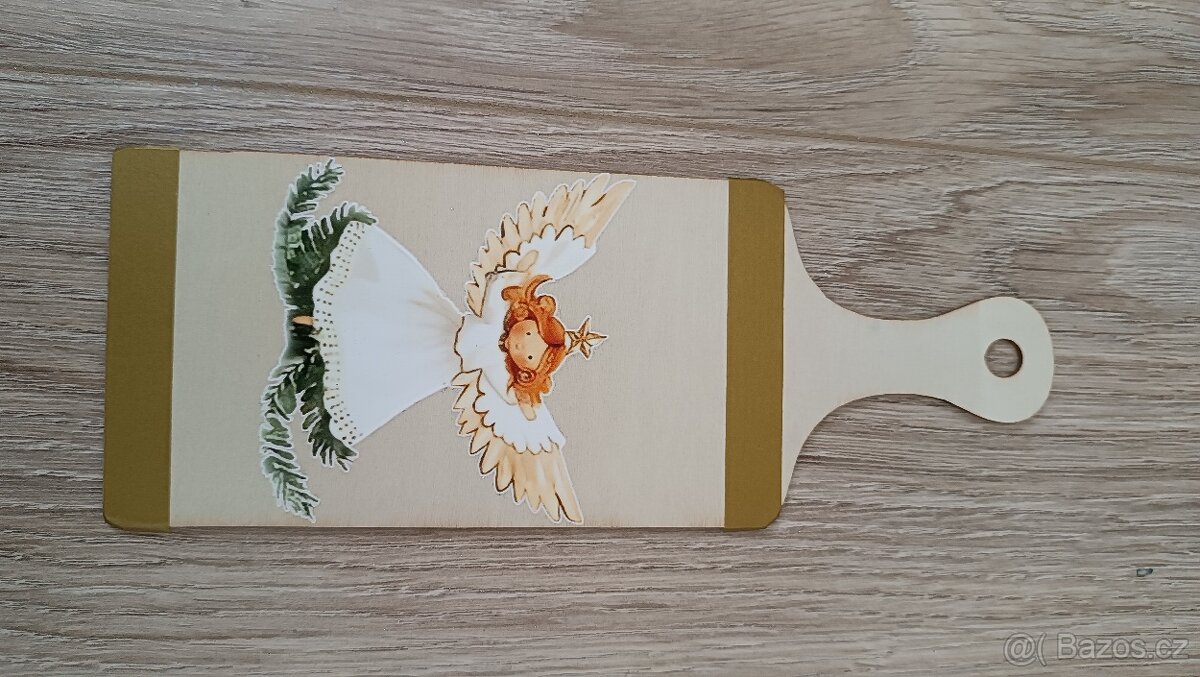 Dekorační prkénka andělé 2 - 4