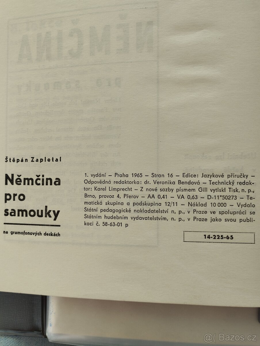 Němčina pro samouky - retro vinylové desky 5ks - 4