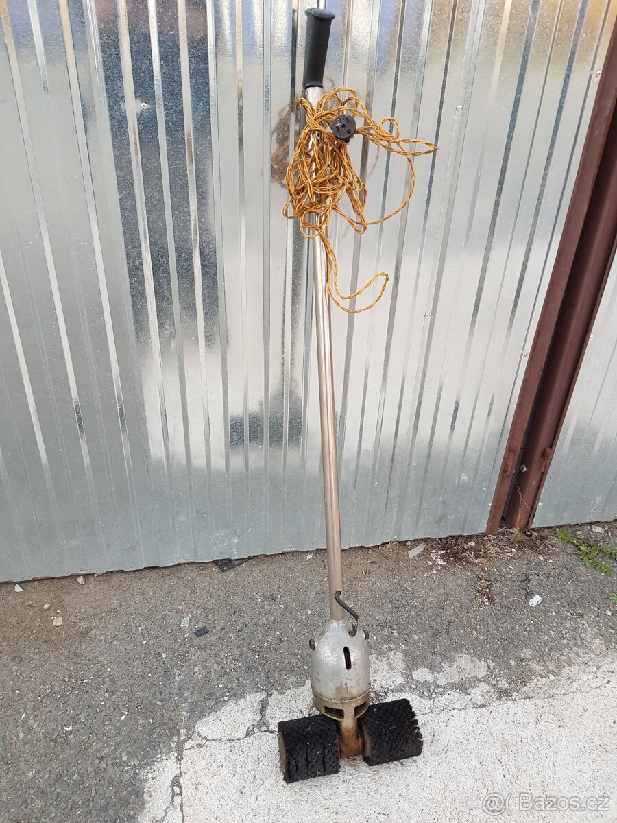 Historická elektrická leštička na parkety, Francie 30.léta. - 4