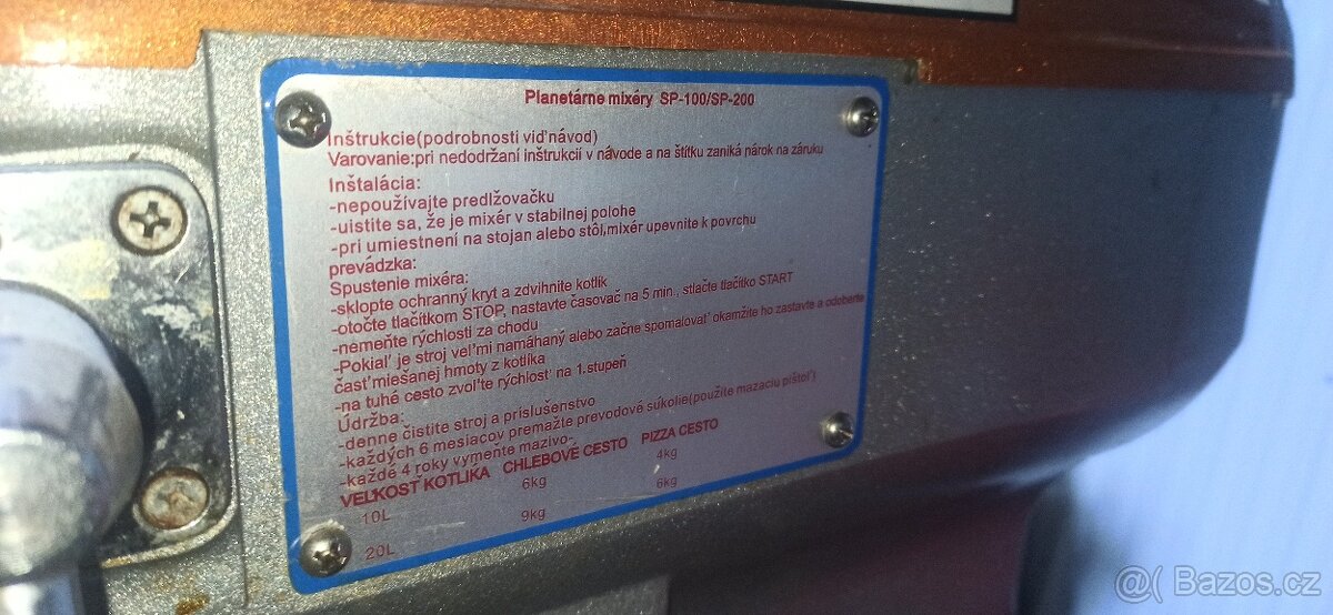 Prodám profesionální kuchyňský robot - 4