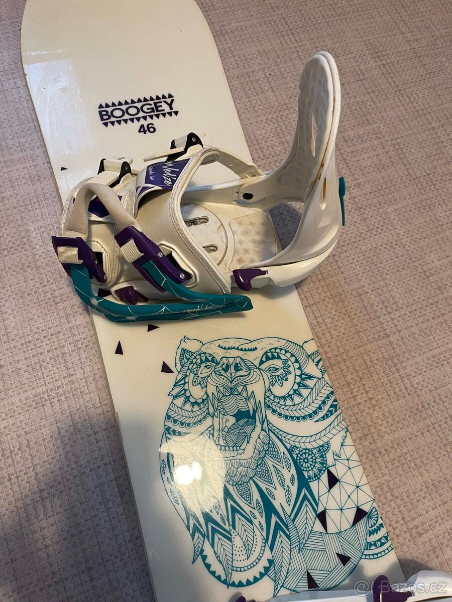 Snowboard 140 + vazání + boty Reaper - 4