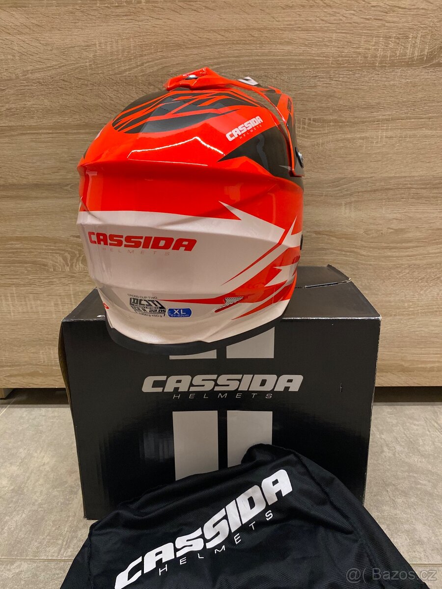 Motokrosová helma na motorku Cassida Cross Cup Two, vel. XL - 4