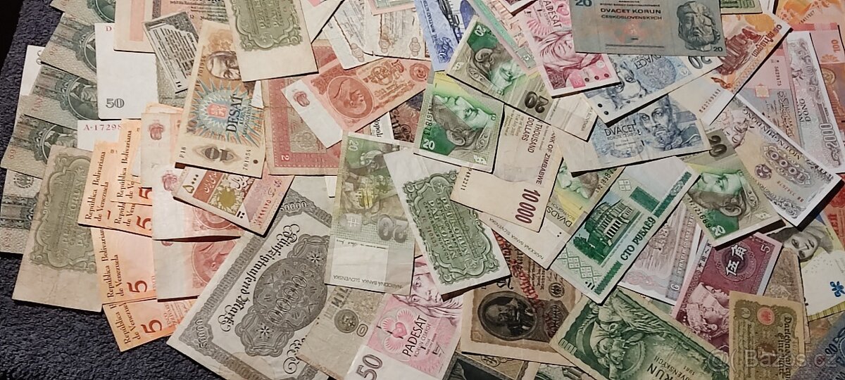 VELKÝ KONVOLUT BANKOVEK 250Ks - 4