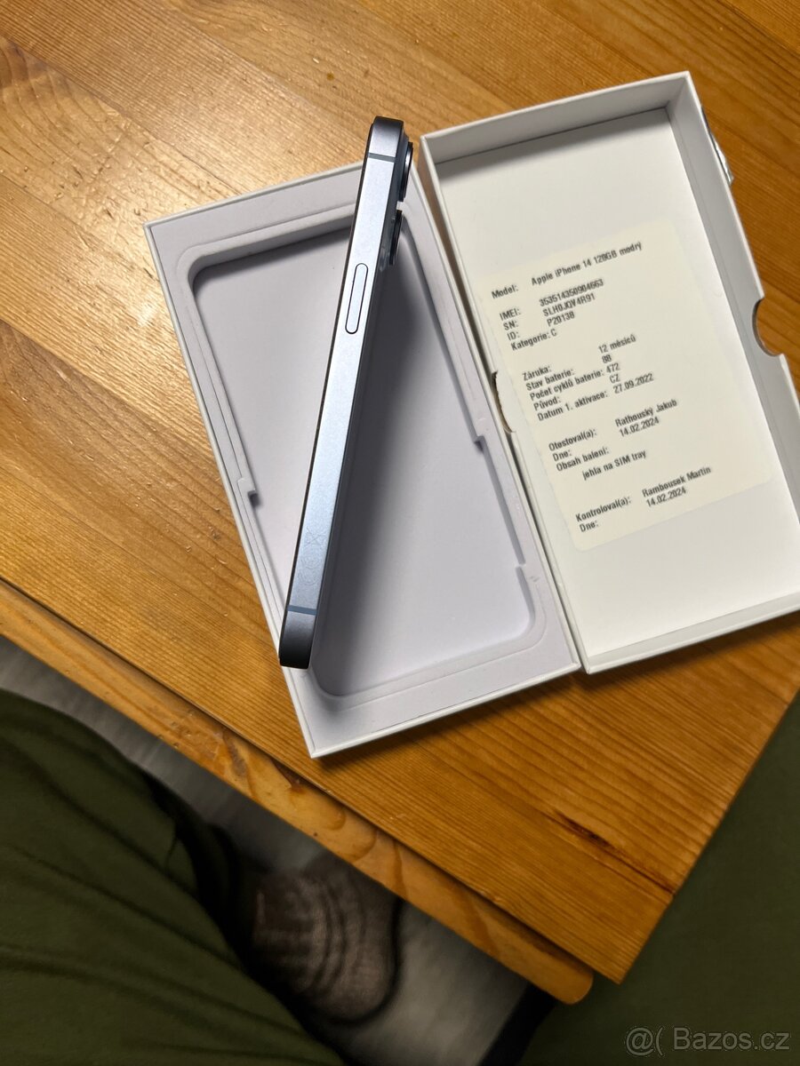 Apple iPhone 14 128GB modrý - 4