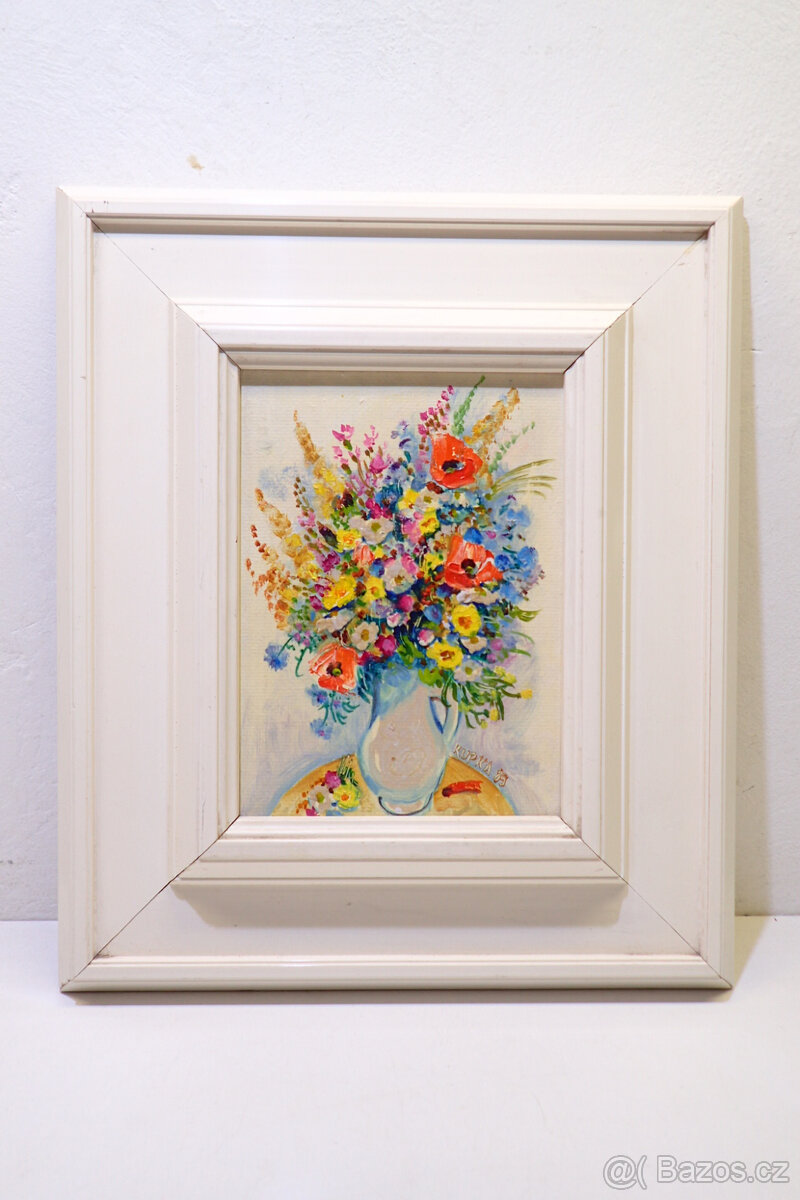 Kupka Karel - Kytička - olejomalba - 4