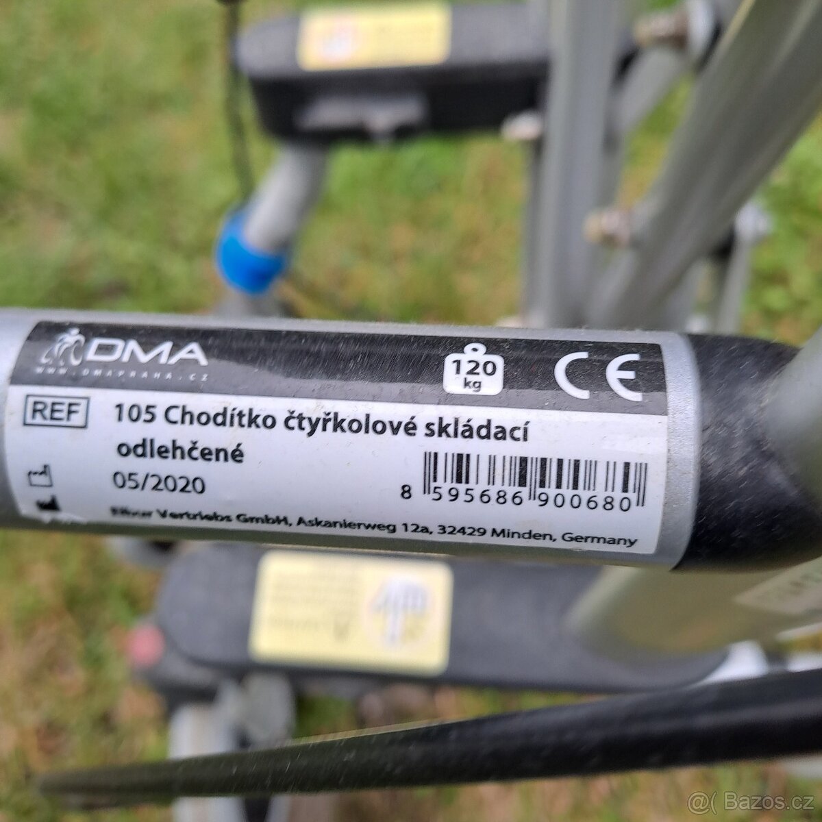 Čtyřkolové chodítko skládací - 4