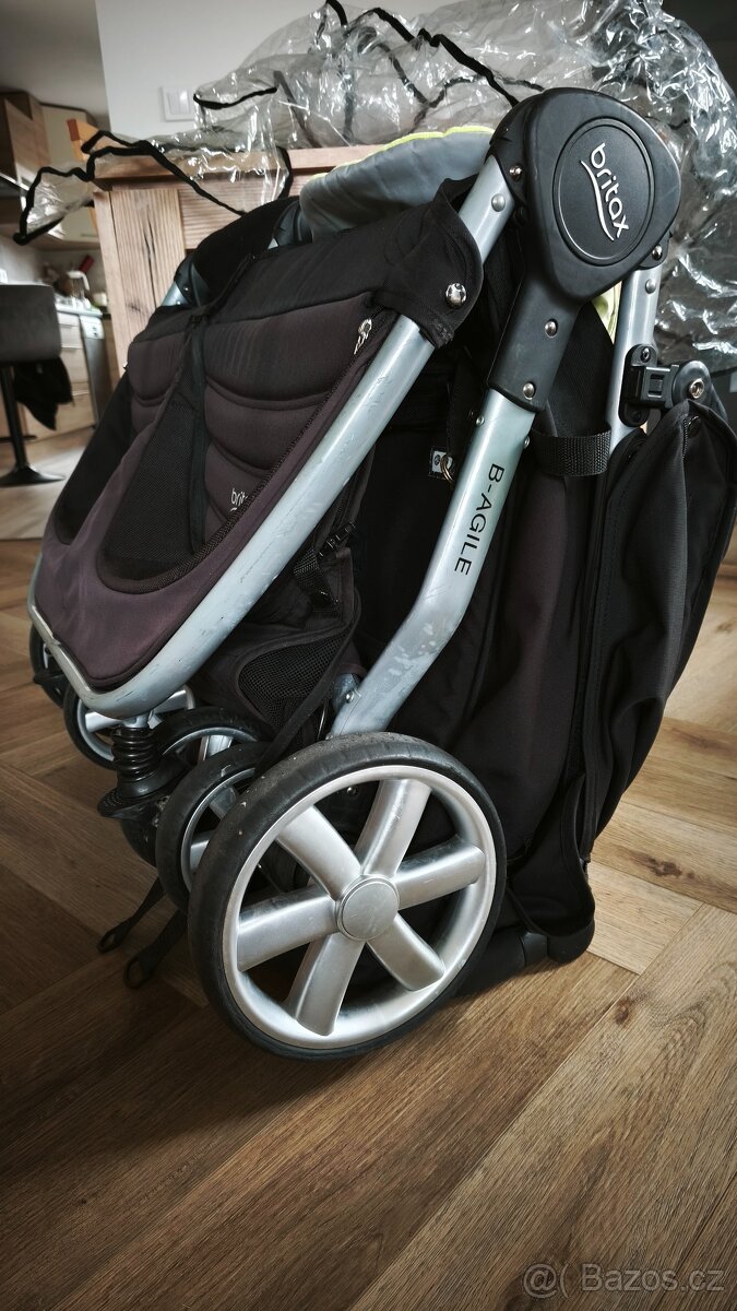 Dvojkocarek, sourozenecký Britax double - 4