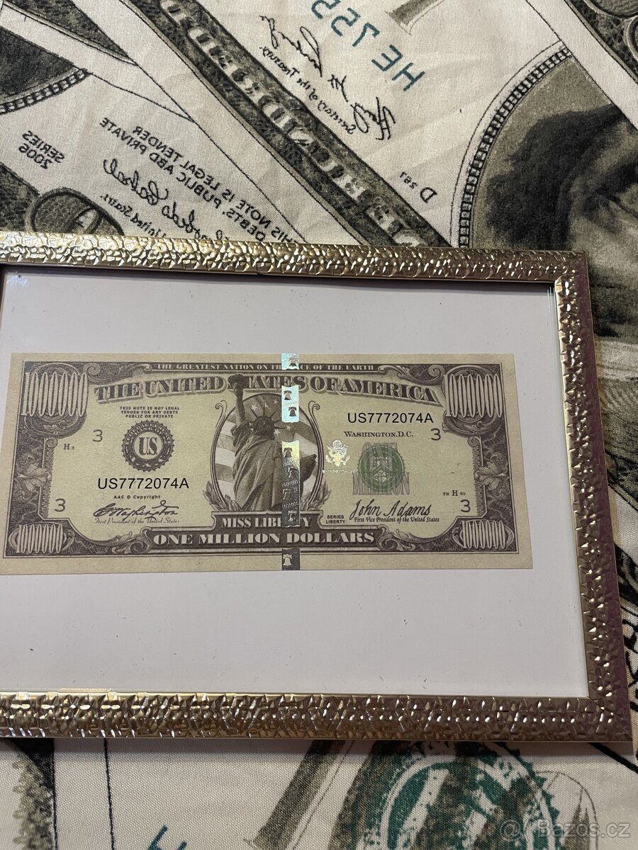 Zlatá bankovka různé druhy - 4