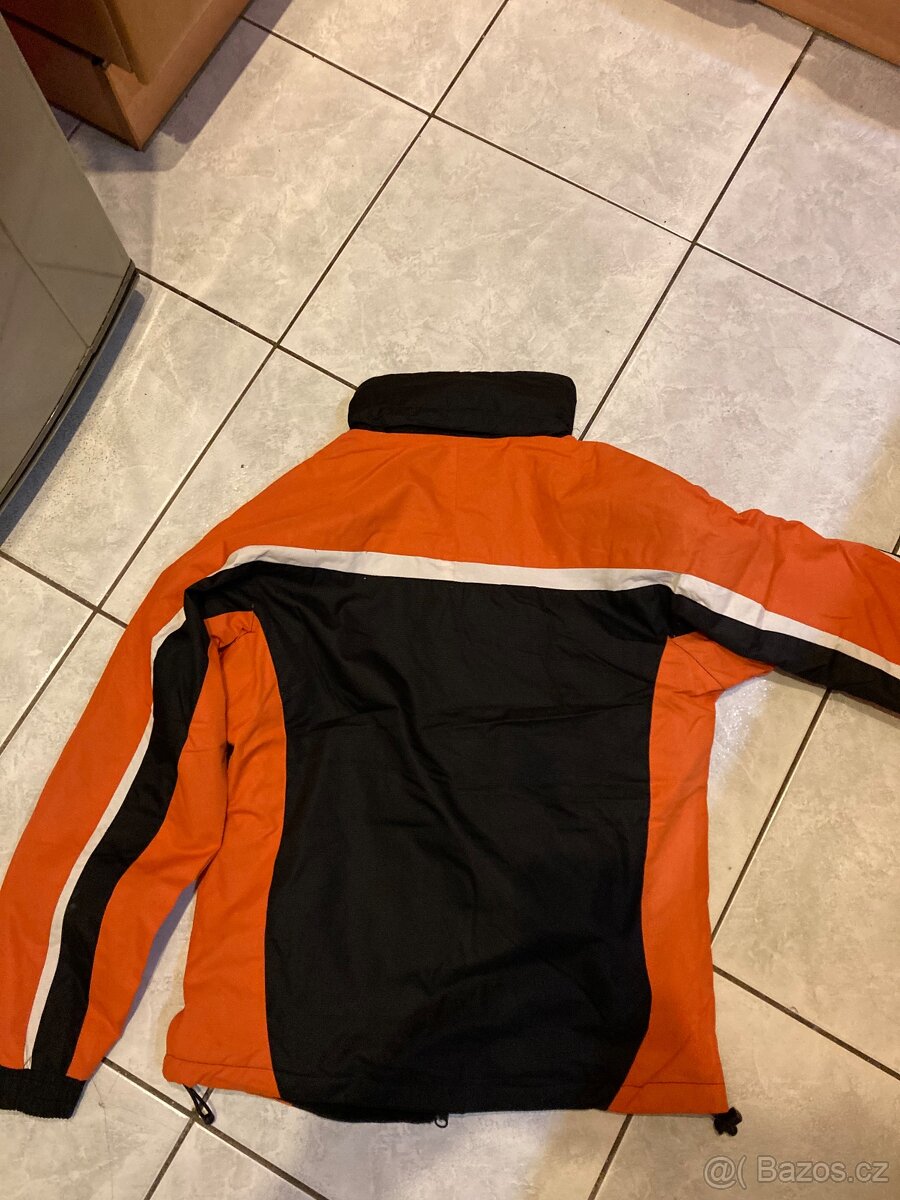 Dětská bunda zimní oboustranná cca 158/164 - 4