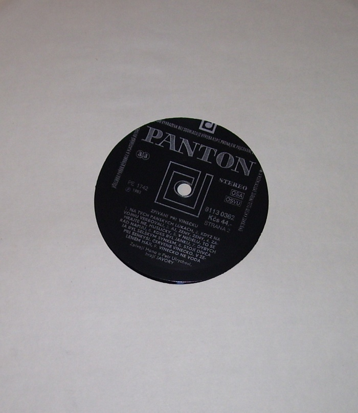 LP deska H.a P.Ulrychovi-Zpívání při vínečku z r.1983/140/ - 4