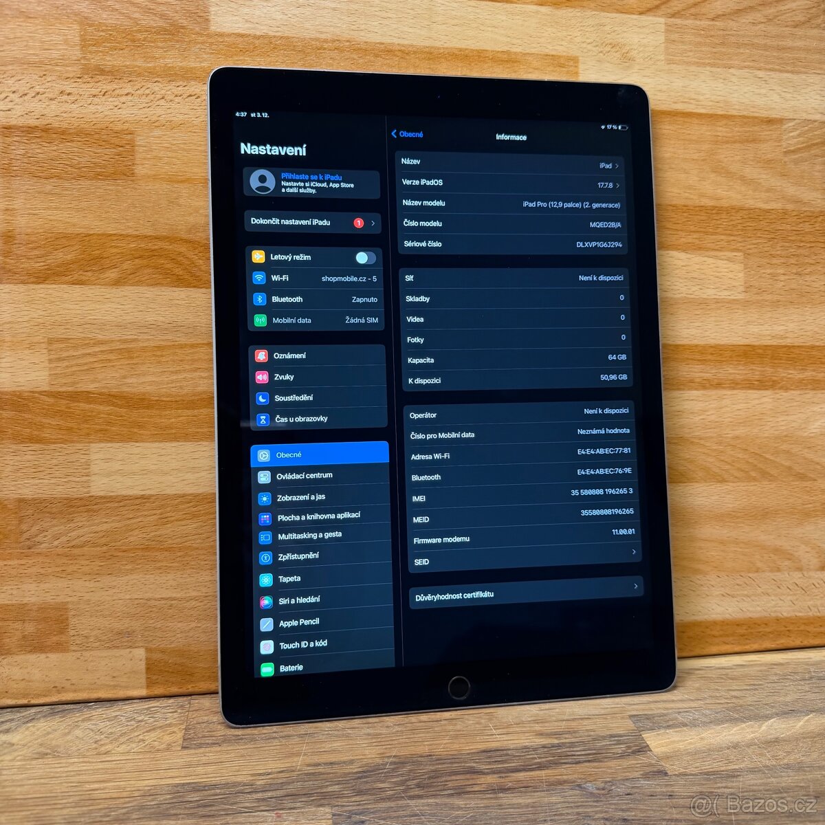 iPad Pro 12,9” 64GB, 2. generace (rok záruka) - 4