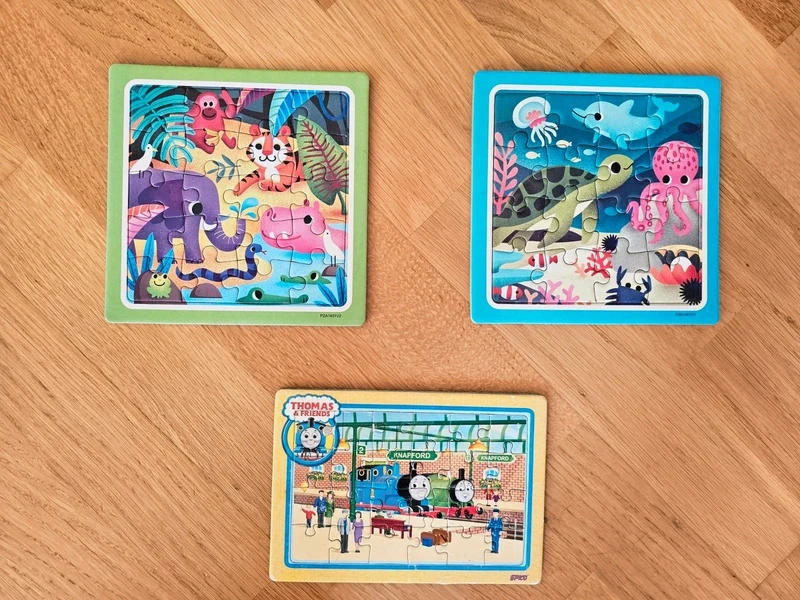 Sada puzzle v rámečku Krteček a další - 4