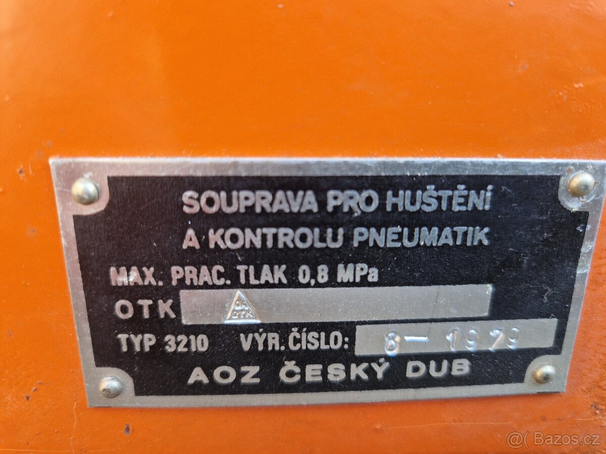 Souprava pro huštění a kontrolu pneumatik - 4